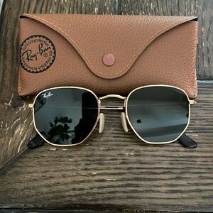 RayBan Sunglasses-Hexagonal Flat Lenses